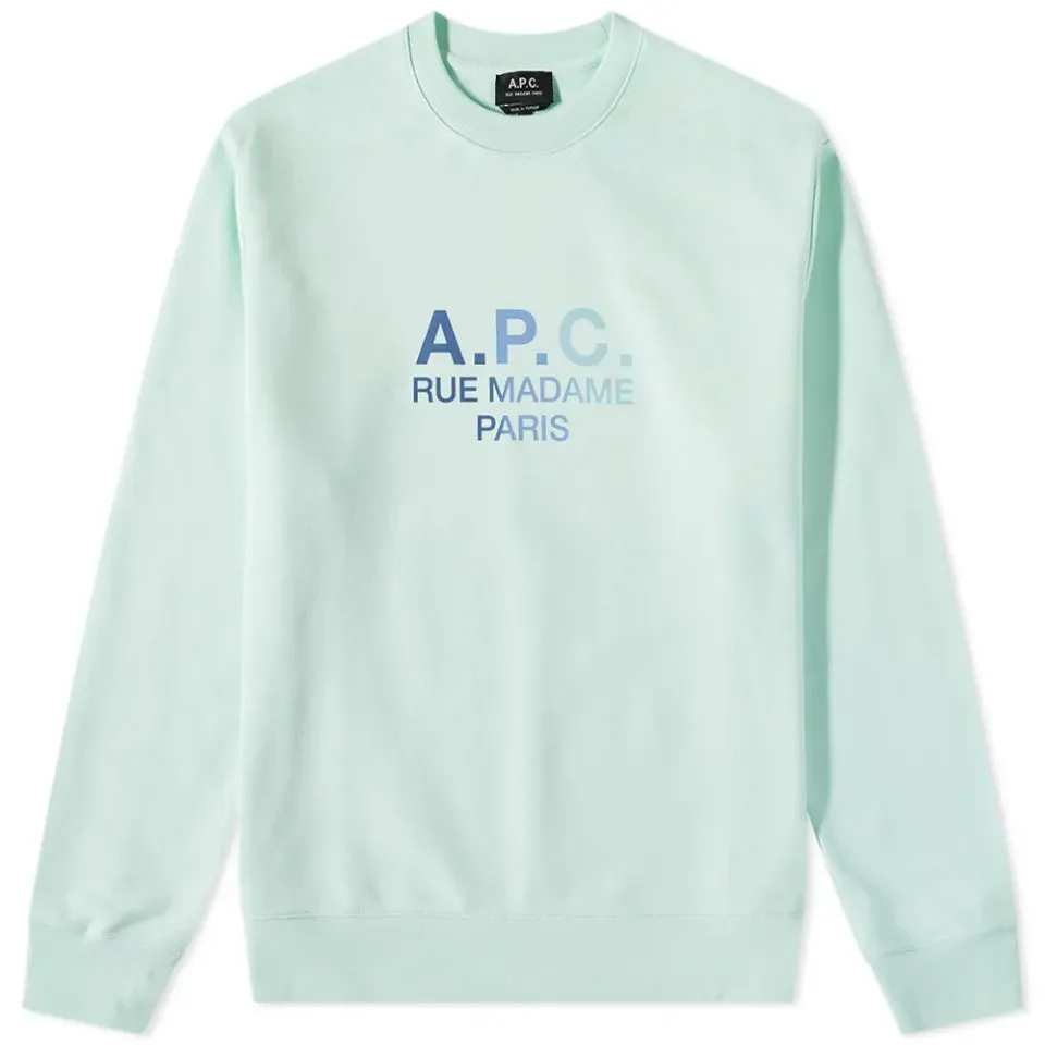 A.P.C. Paolo Multicolour Logo Crew Sweat