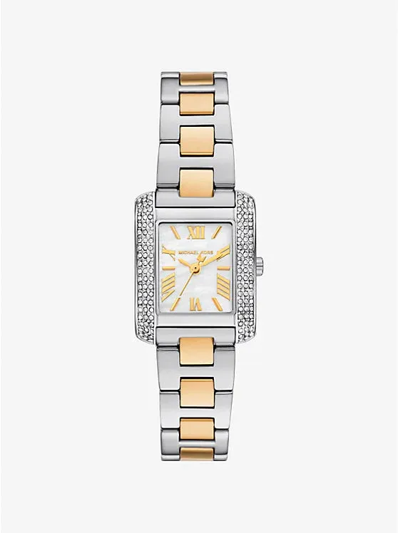 Petite Emery Pavé Two-Tone Watch