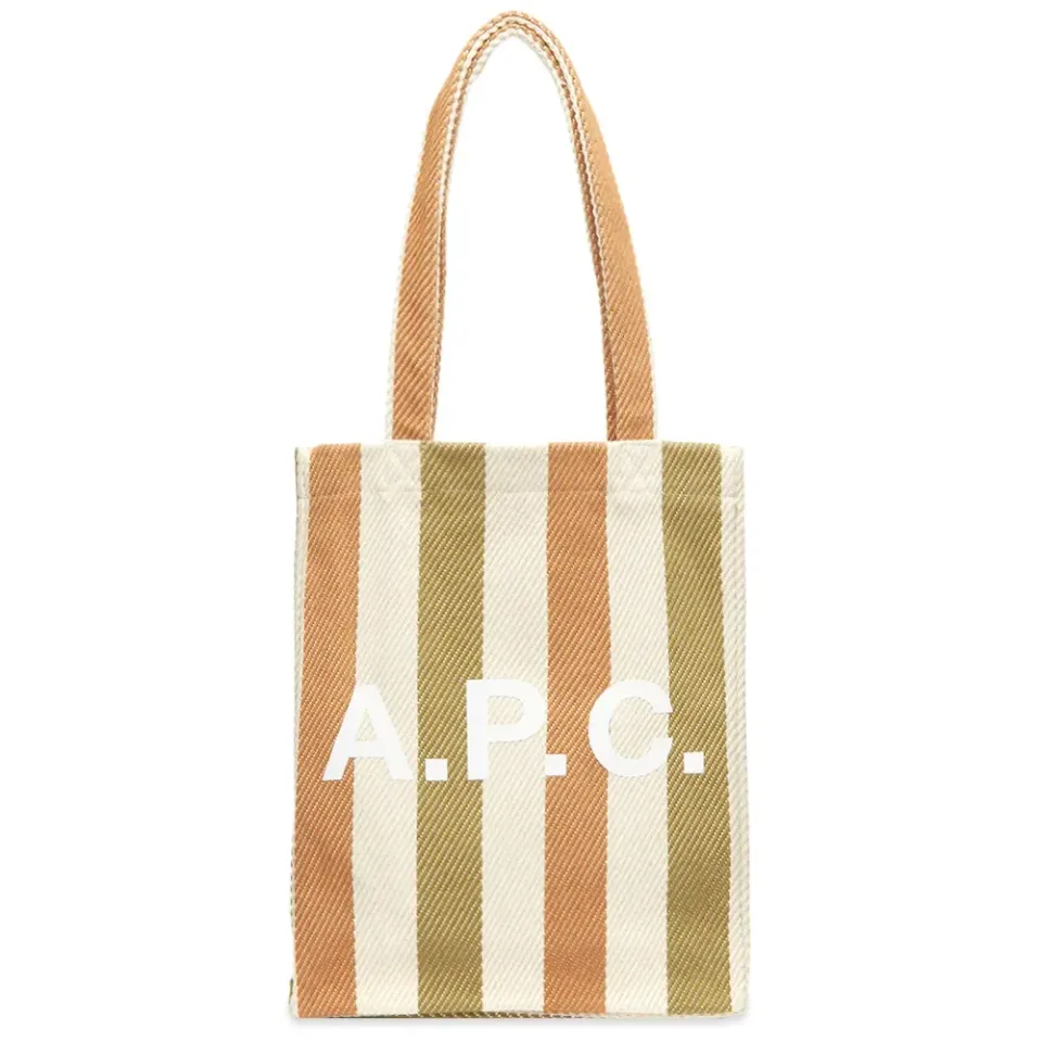 A.P.C. Lou Stripe Tote Bag