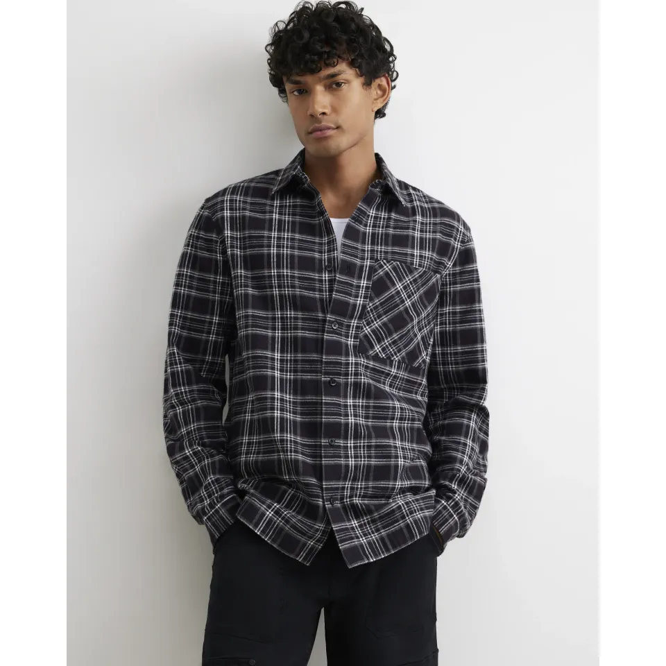 Regular Fit Cotton Check Shirt