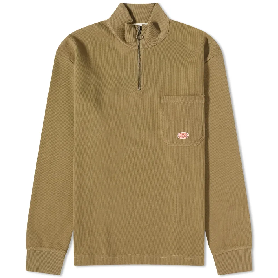 Half Zip Pocket Sweat