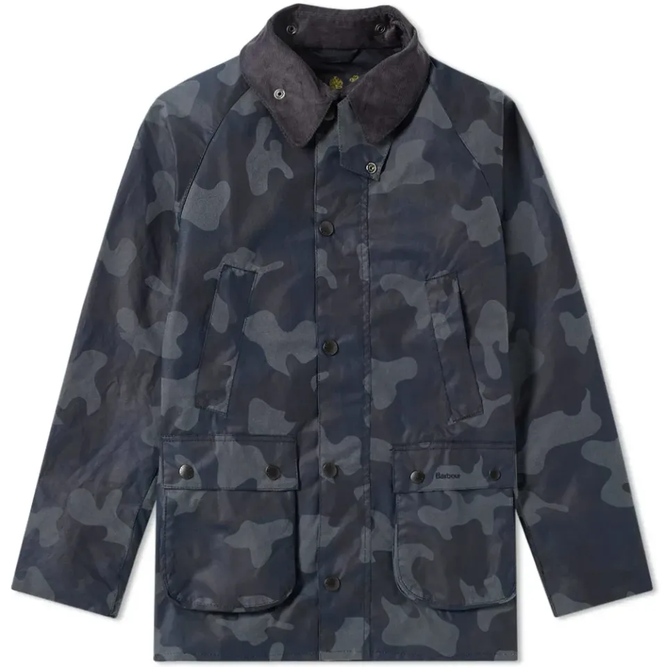Heritage Waxed Camo SL Bedale Jacket