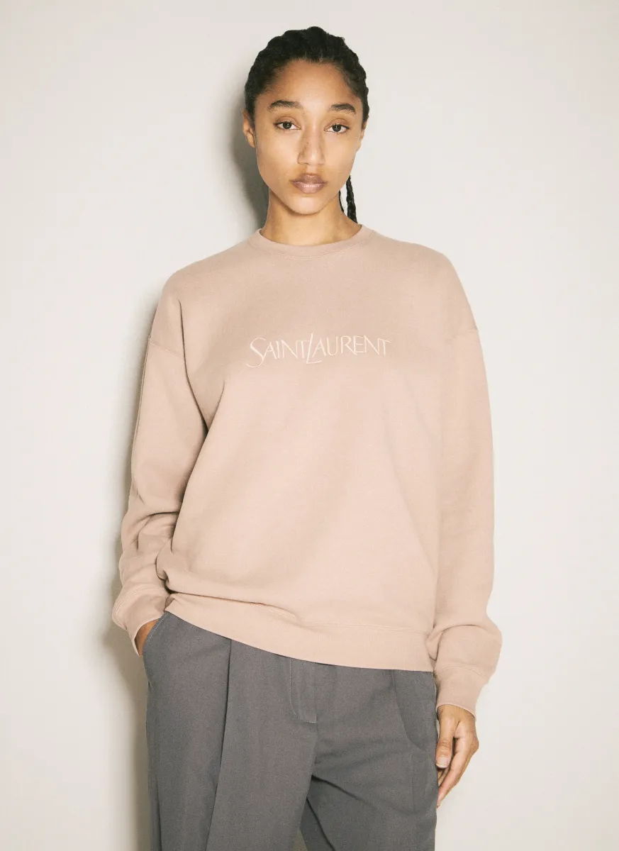 Logo Embroidery Sweatshirt