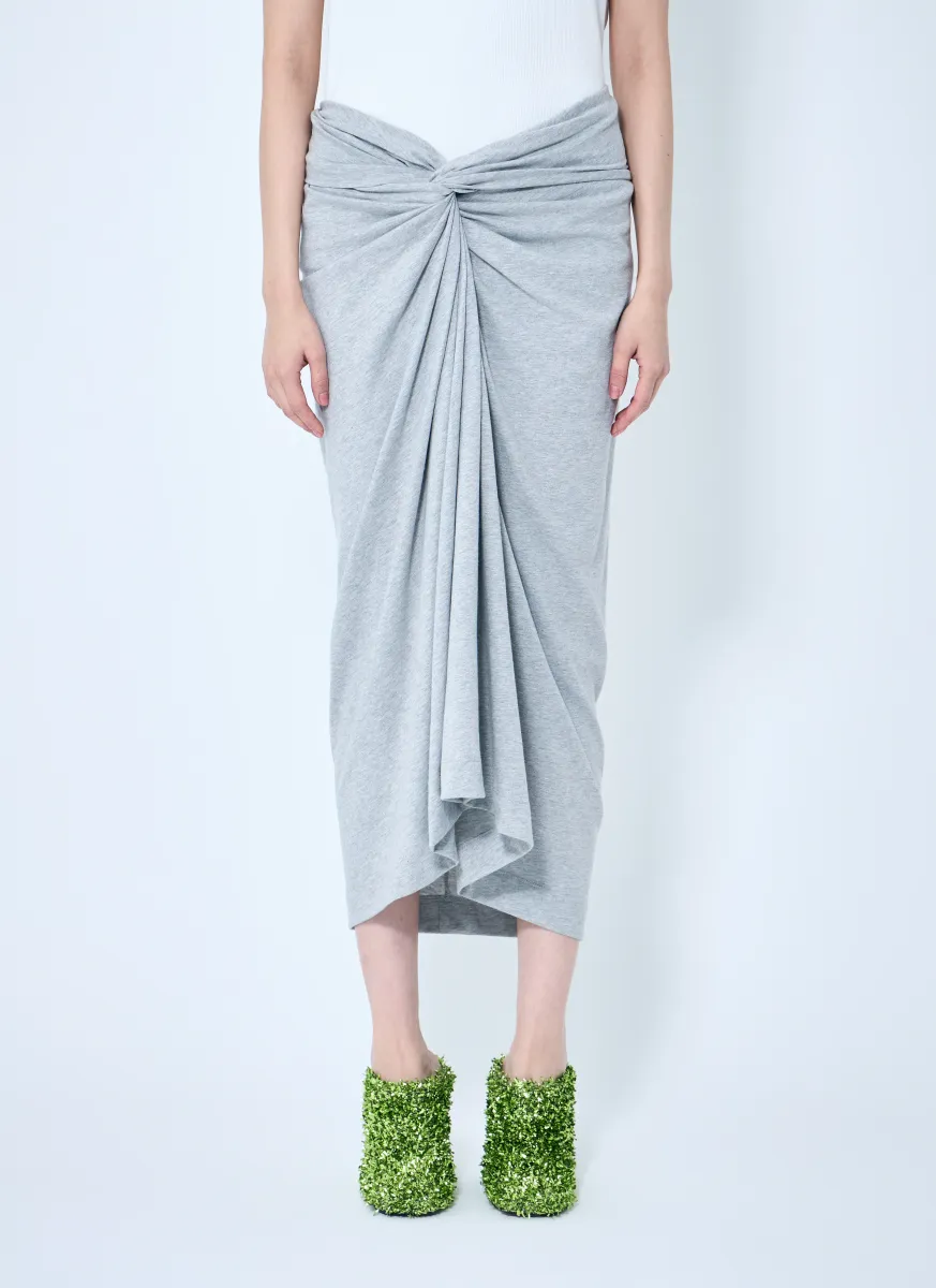 Herchive Knot Midi Skirt