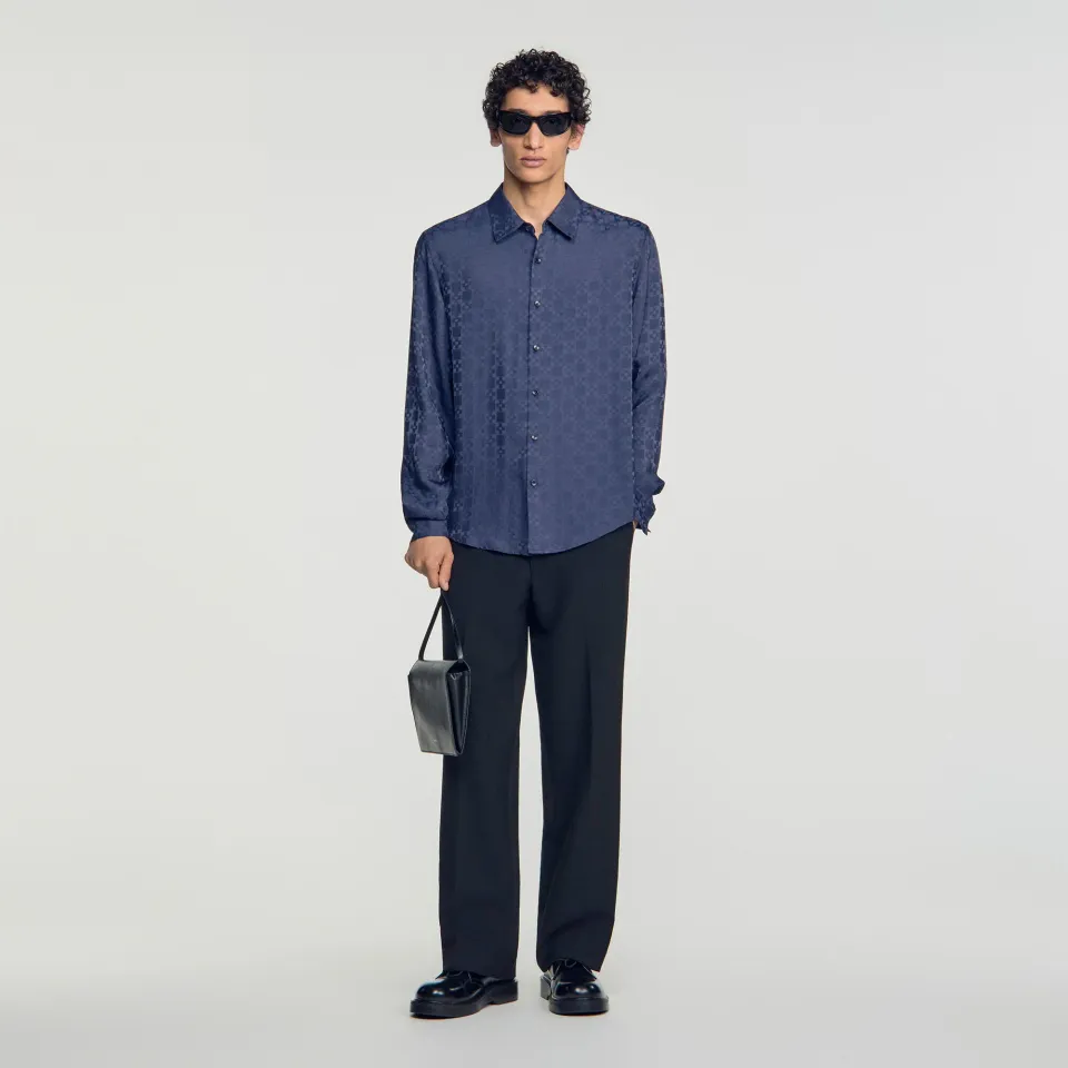 Square Cross loose-fit shirt