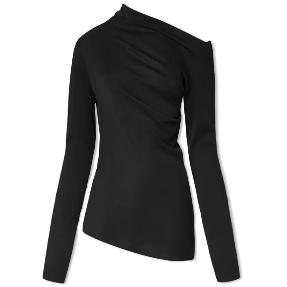 Rib Long Sleeve Top