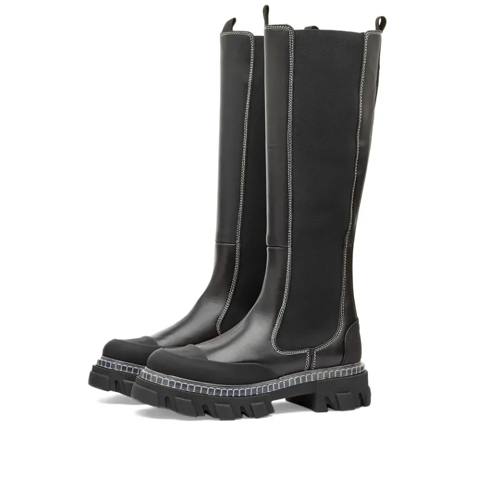 Cleated High Chelsea Boot