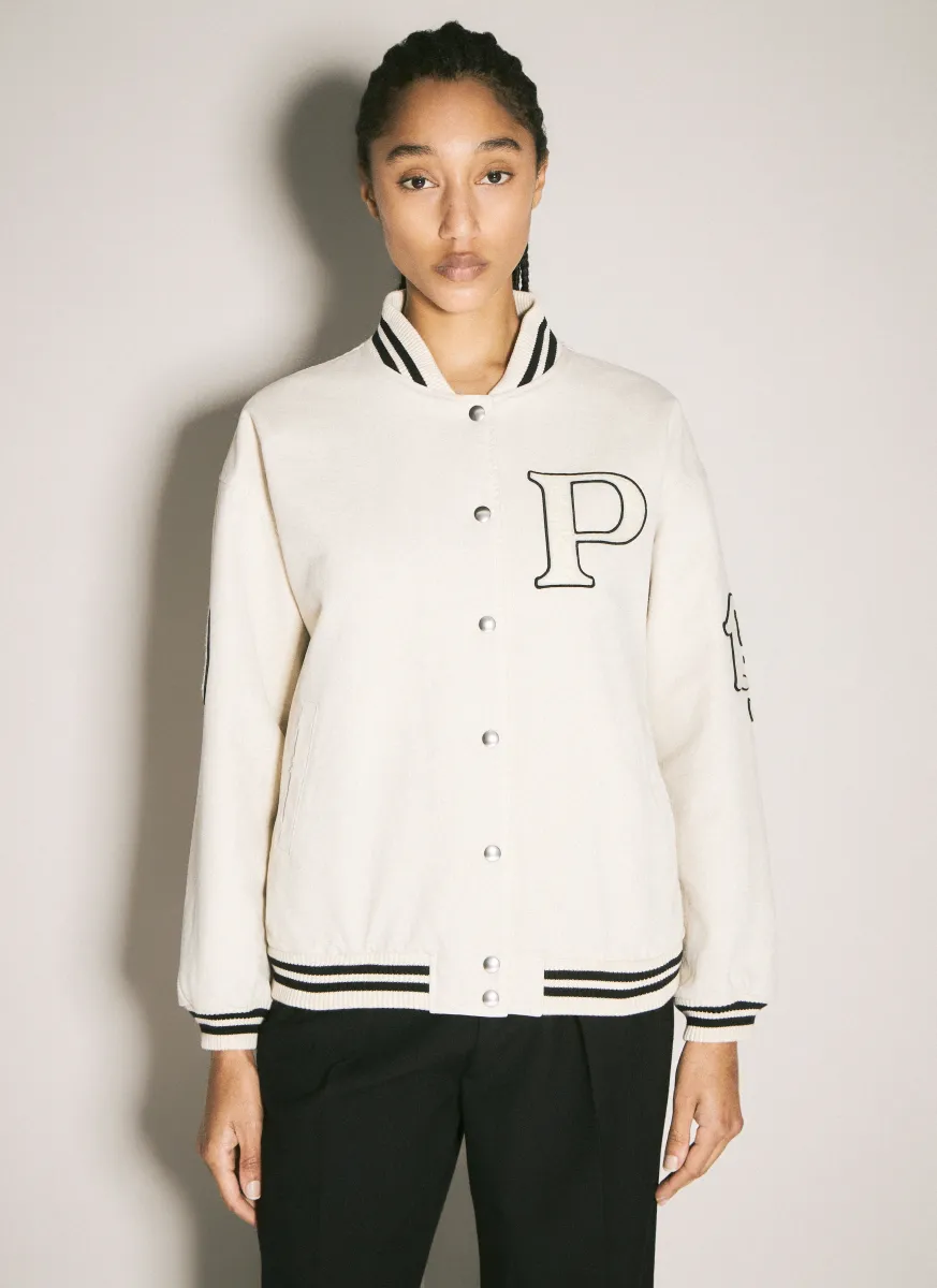 Canvas Bomber Jacket