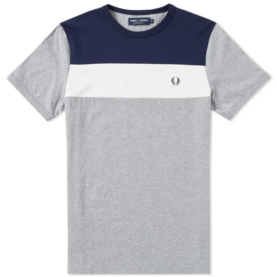 Fred Perry Colour Block Panel Tee