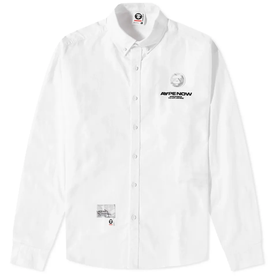 AAPE Now Oxford Cotton Shirt