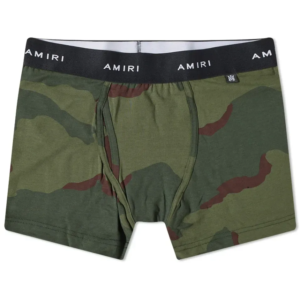Waistband Camo Boxer Shorts
