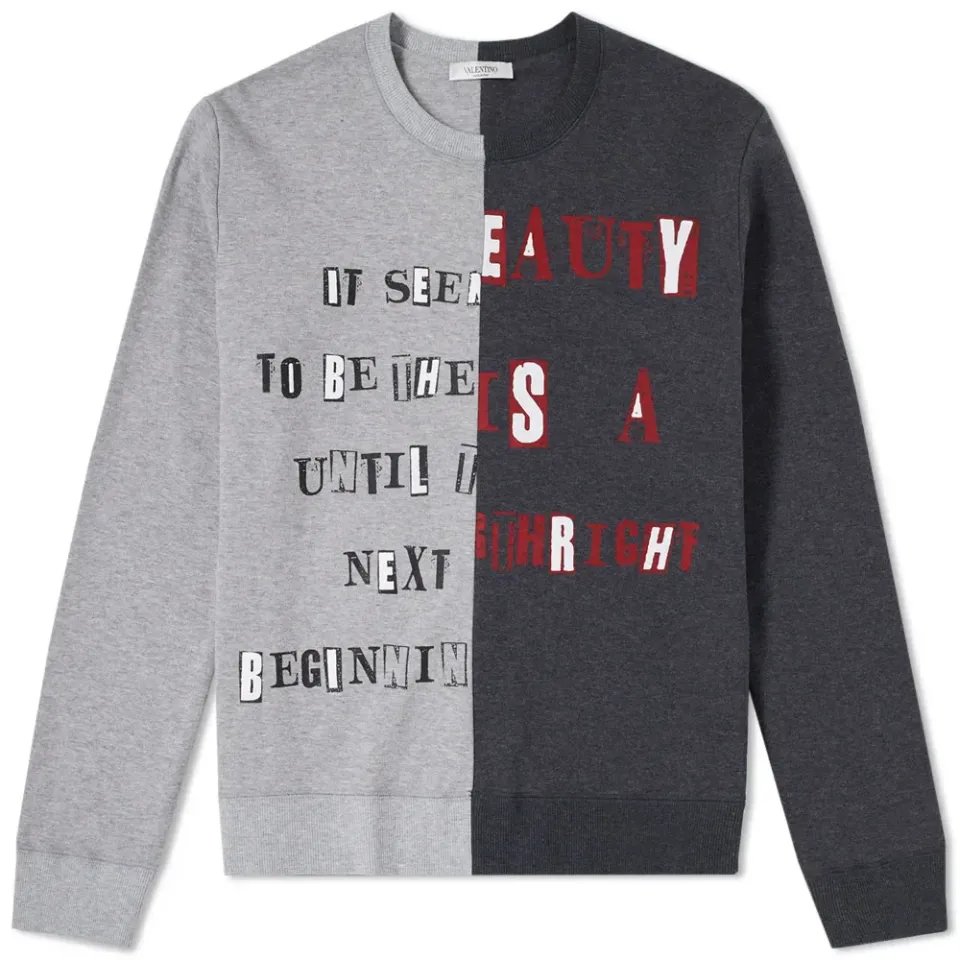 Jamie Reid Punk Poem Crew Sweat