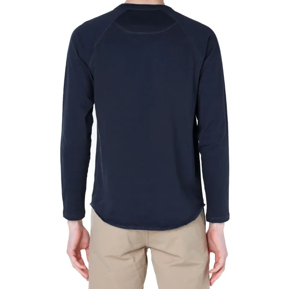 Long Sleeve Aske Perforated Jersey Tee