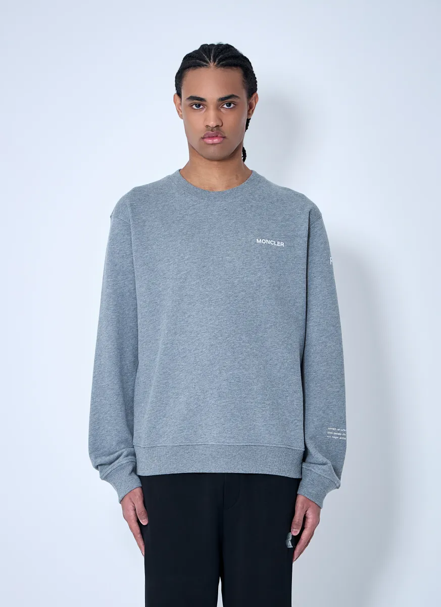 Logo Motif Sweatshirt