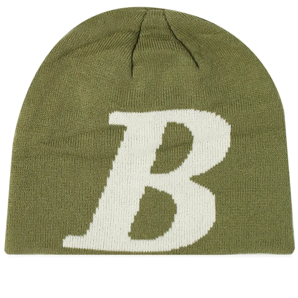B Logo Skully Beanie