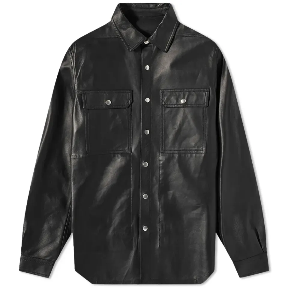 Leather Overshirt