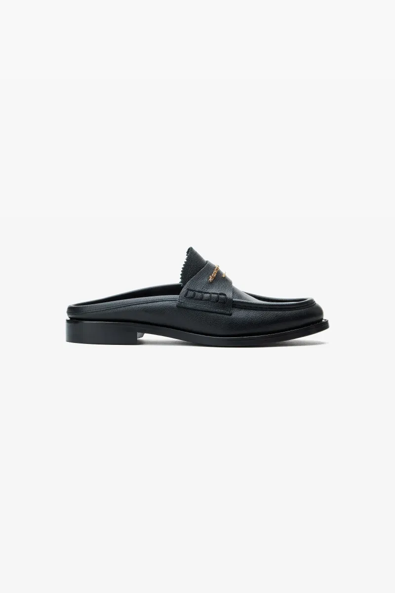 Black Carter Loafers in Leather