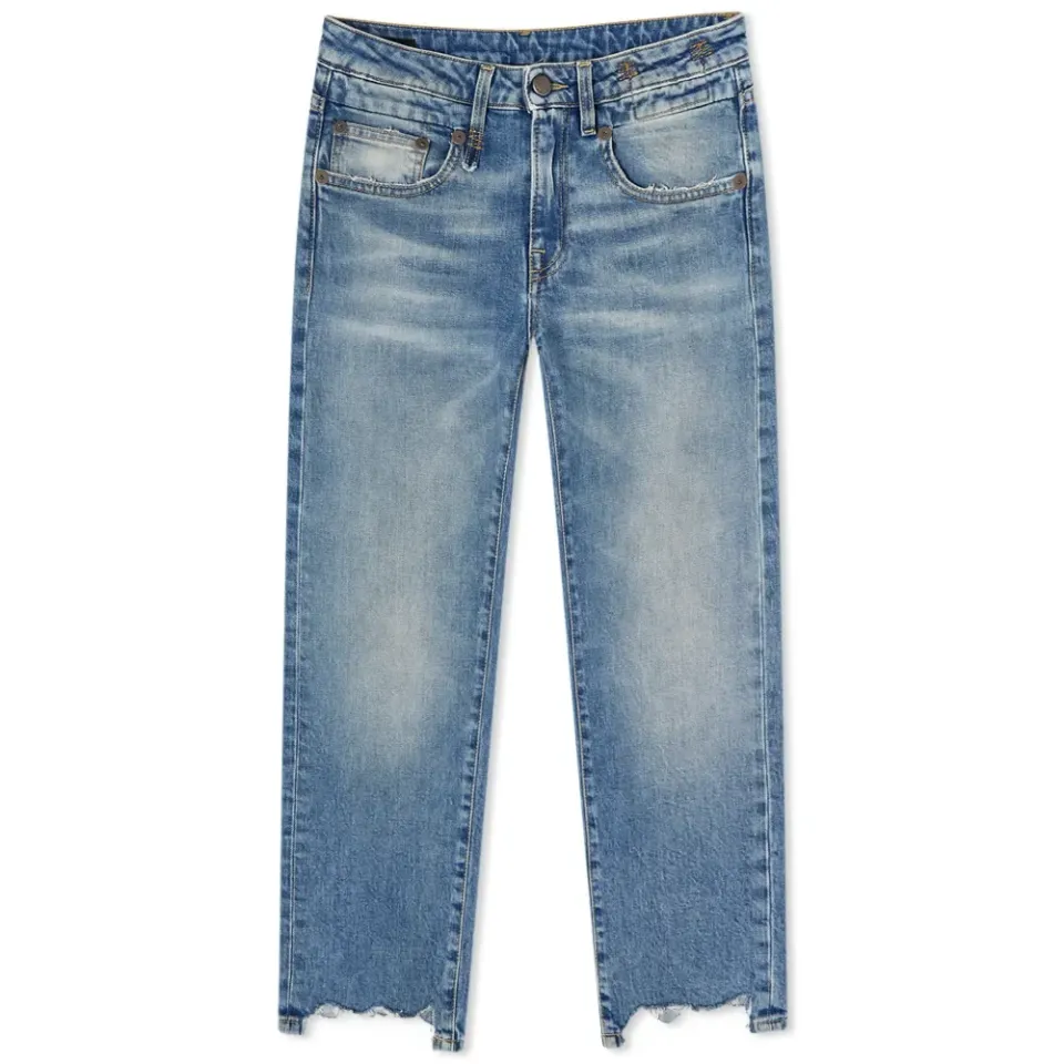 Boy Straight Ripped Jeans