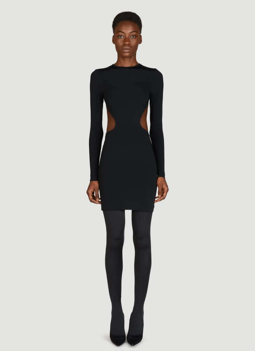 Cut-Out Mini Dress