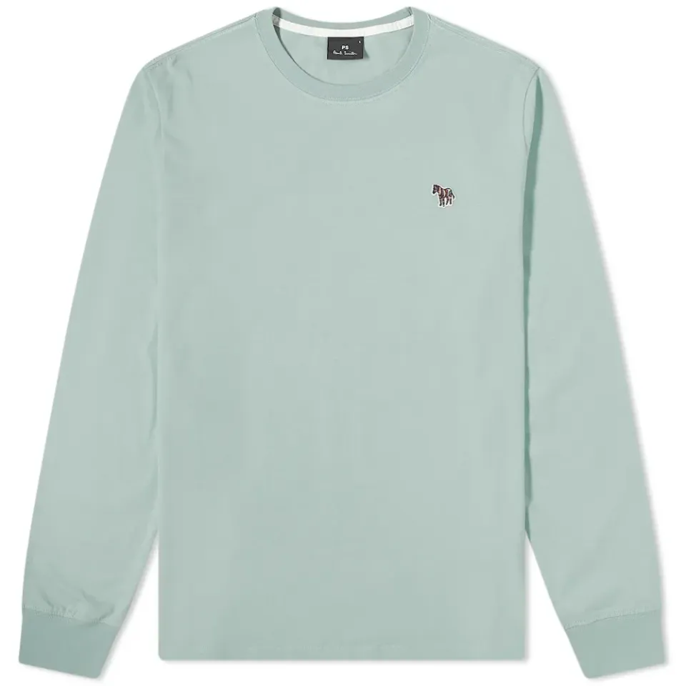 Long Sleeve Zebra Logo T-Shirt
