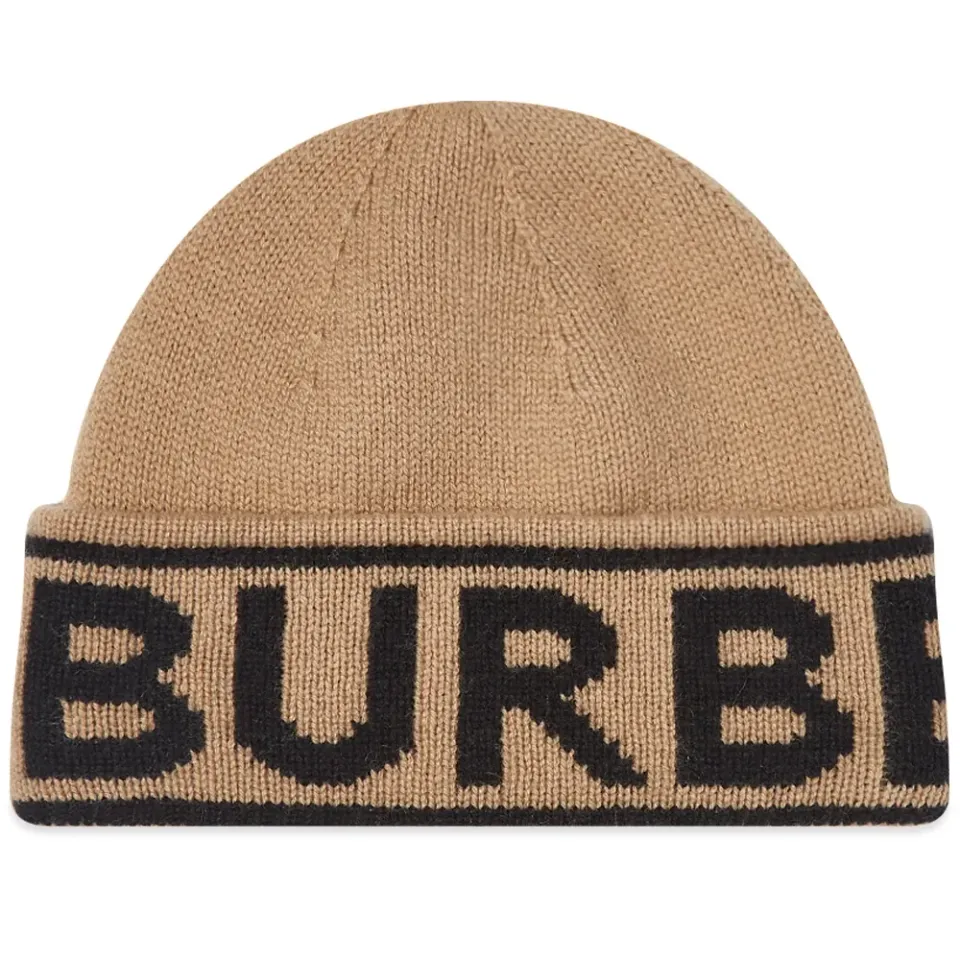 Logo Cashmere Knit Hat