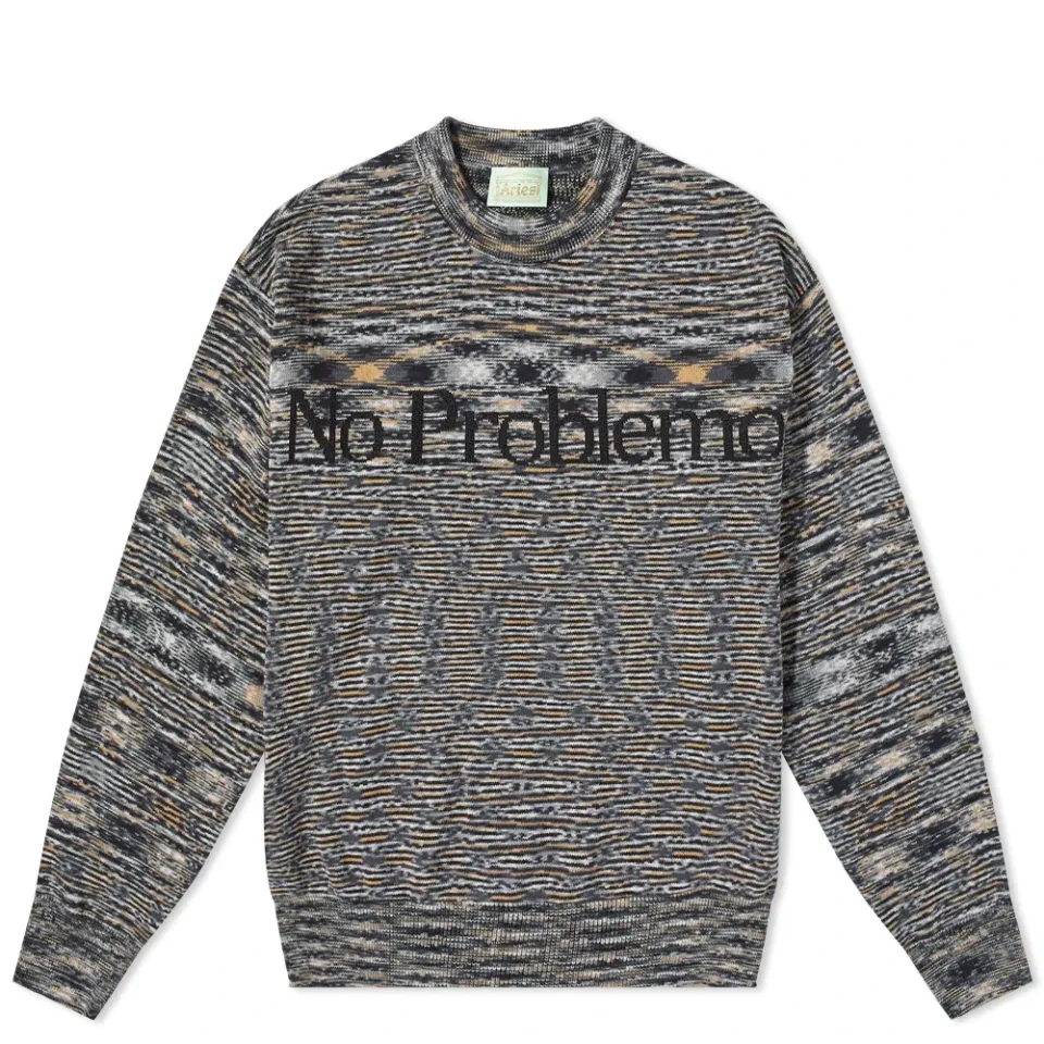 Space Dye No Problemo Crew Sweat