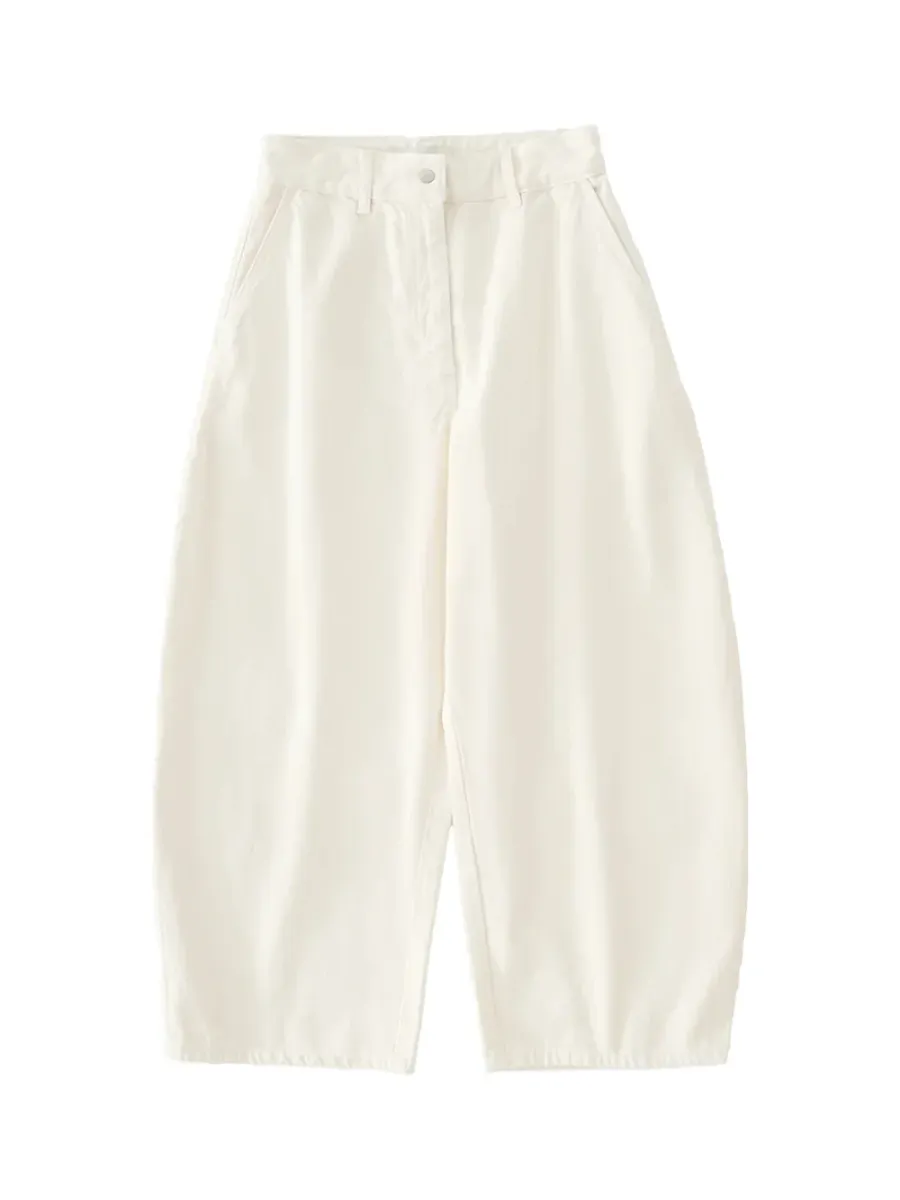 Chalco Denim Pants Parchment