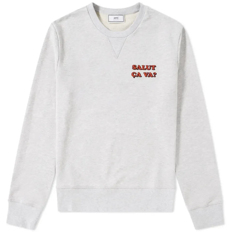 AMI Salut Ca Va Crew Sweat