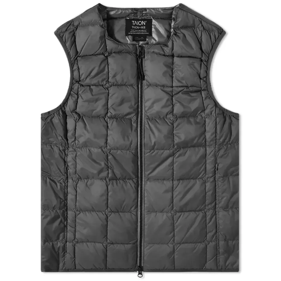 Crew Neck Down Vest