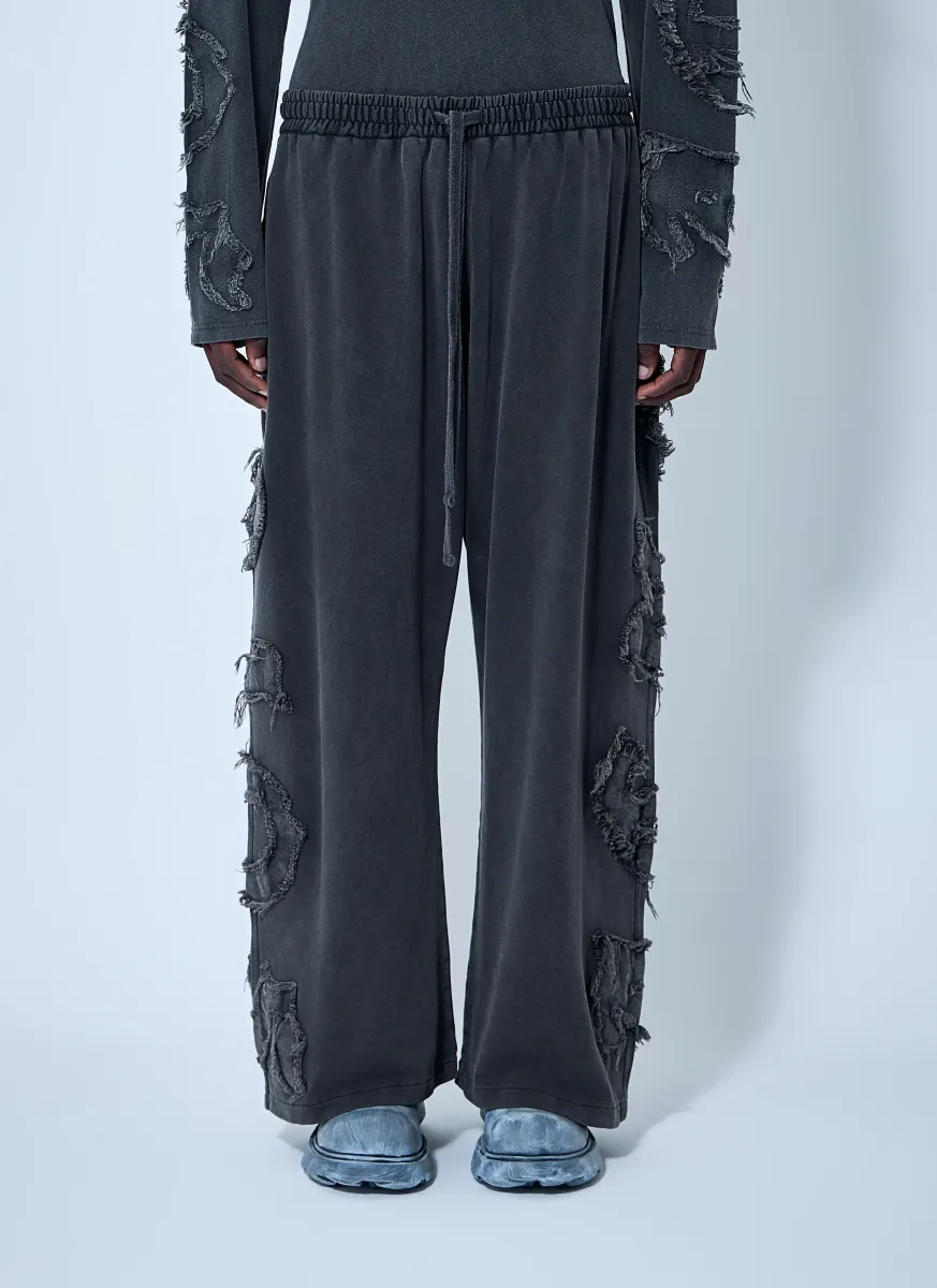 Distressed Logo Track Pants