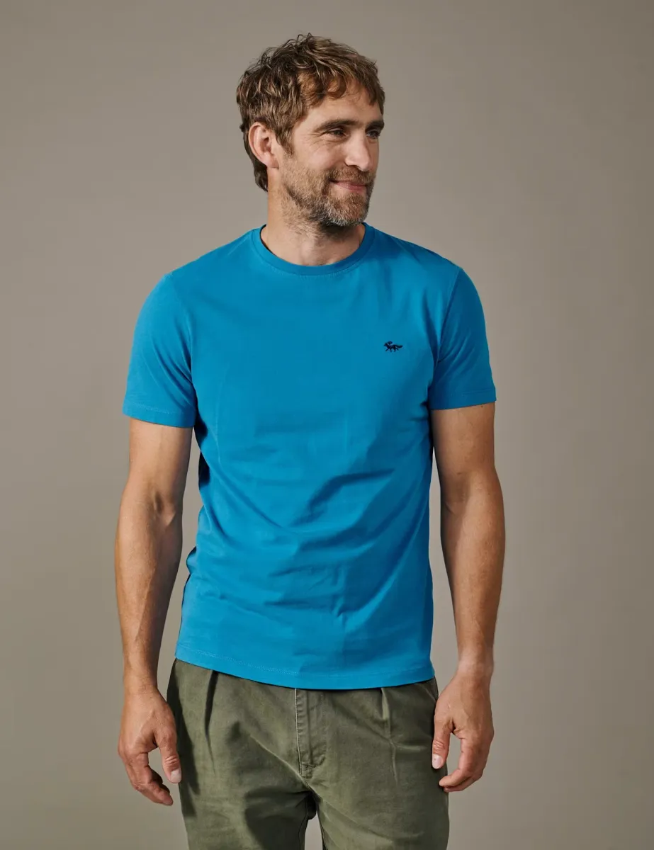 Pure Cotton T-Shirt Cobalt