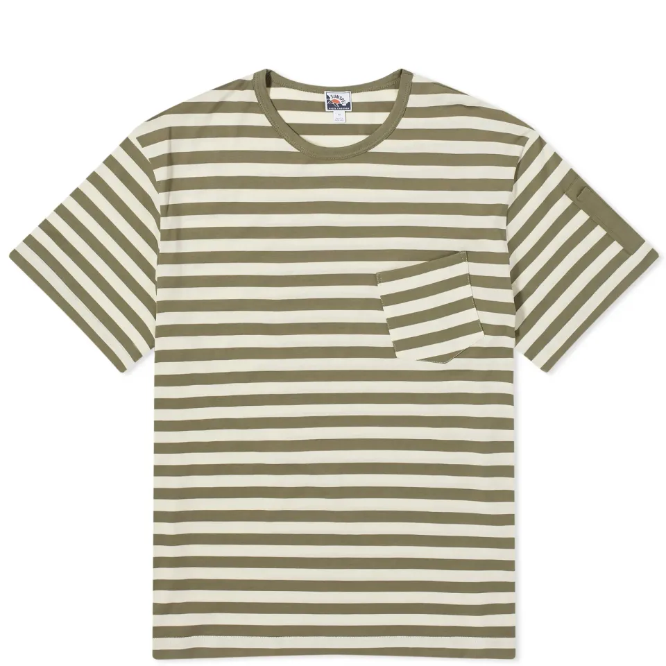 x Nigel Cabourn Stripe Pocket T-shirt