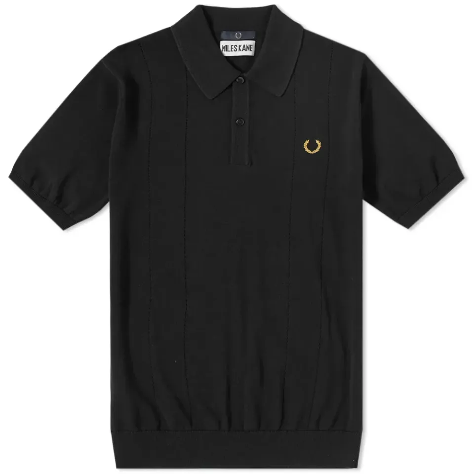 Fred Perry x Miles Kane Pointelle Knit Shirt