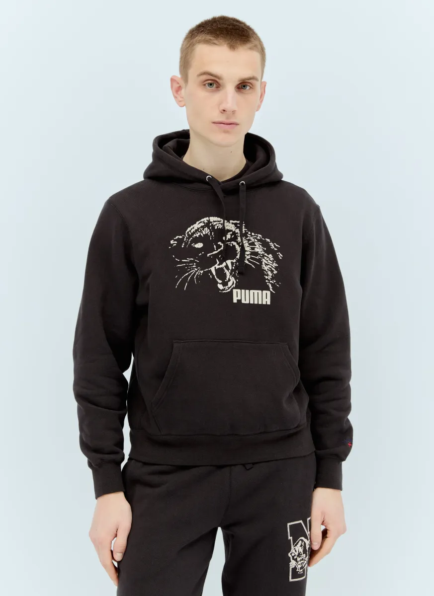 Logo Print Hooded Sweatshirt