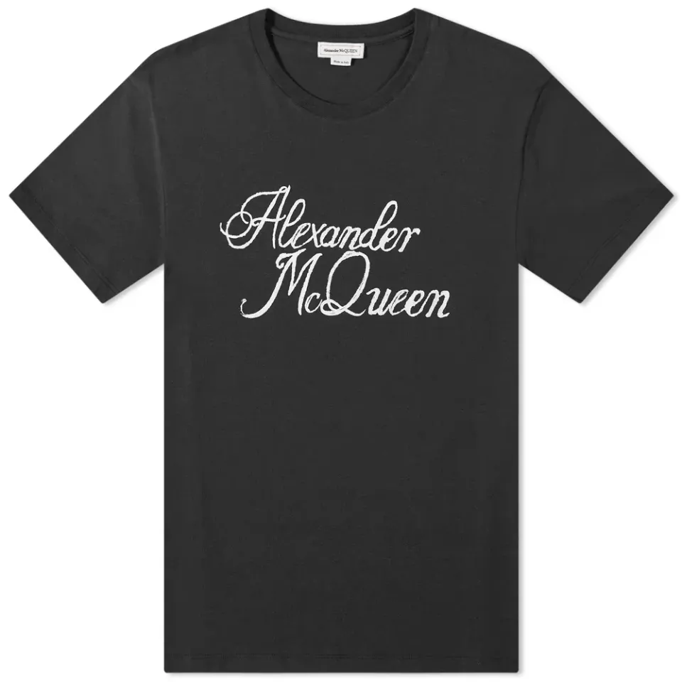 Script Logo Printed T-Shirt