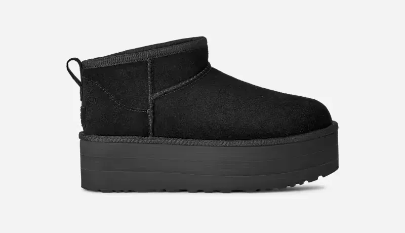 Classic Ultra Mini Platform for Women, Suede/Polyester/Wool