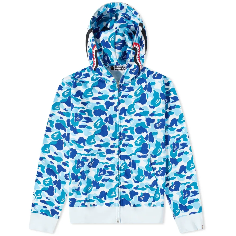 ABC Camo Shark Full Zip Hoodie