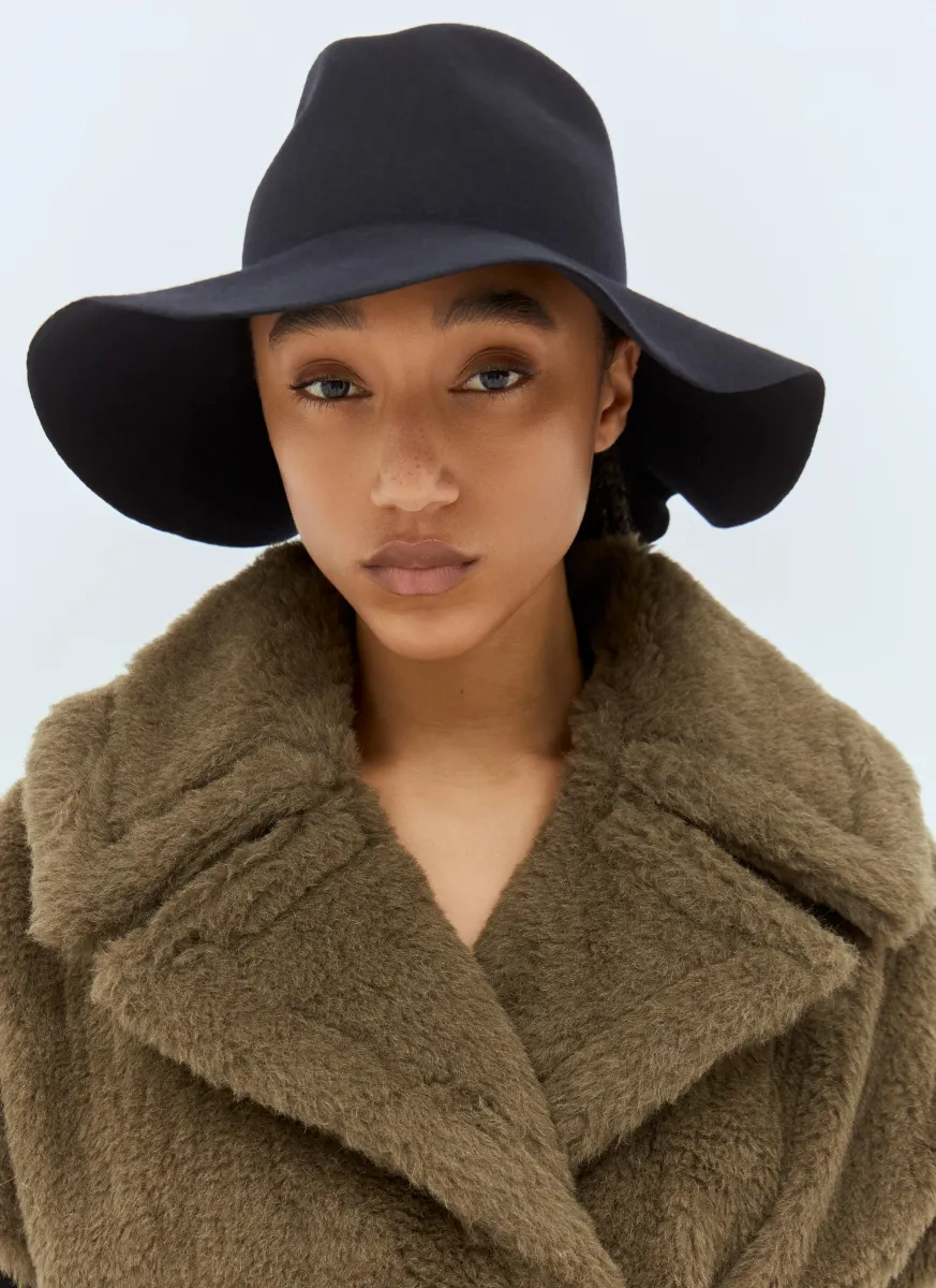 Felt Wool Wide Brim Hat