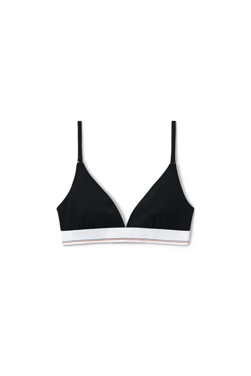Bralette in Ribbed Jersey