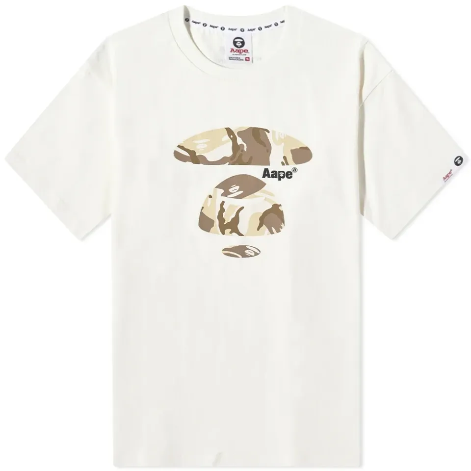 AAPE BGU Camo M Face Tee
