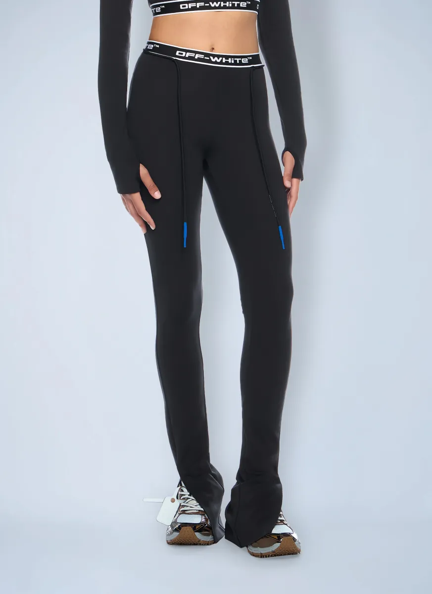 Logo Motfif Split Leggings