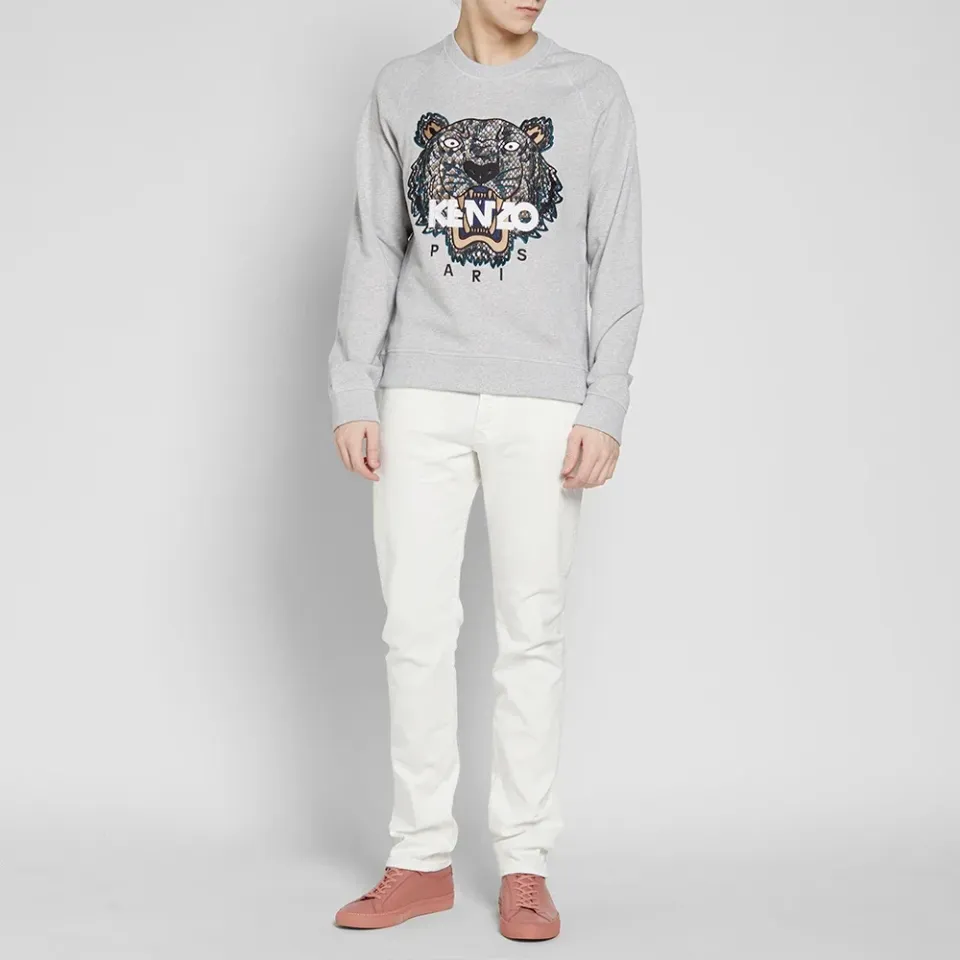 Silk Face Tiger Crew Sweat