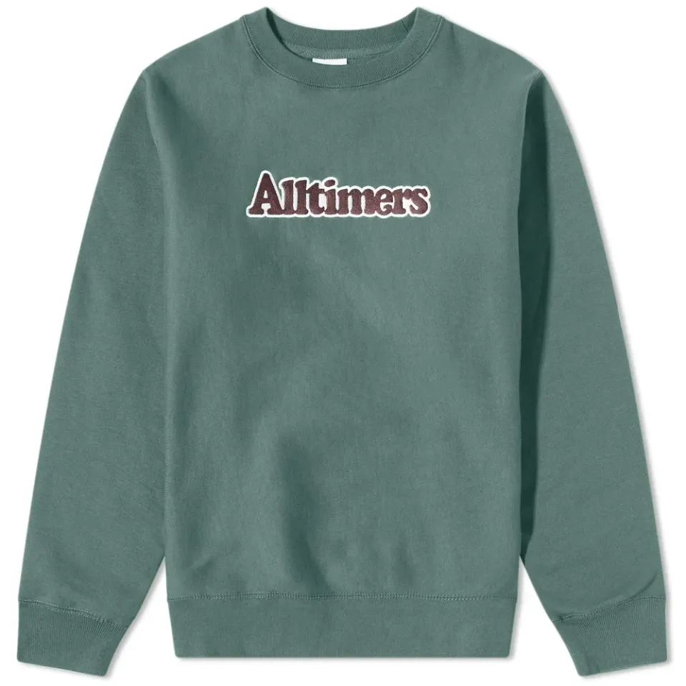 Embroidered Heavyweight Broadway Crew Sweat