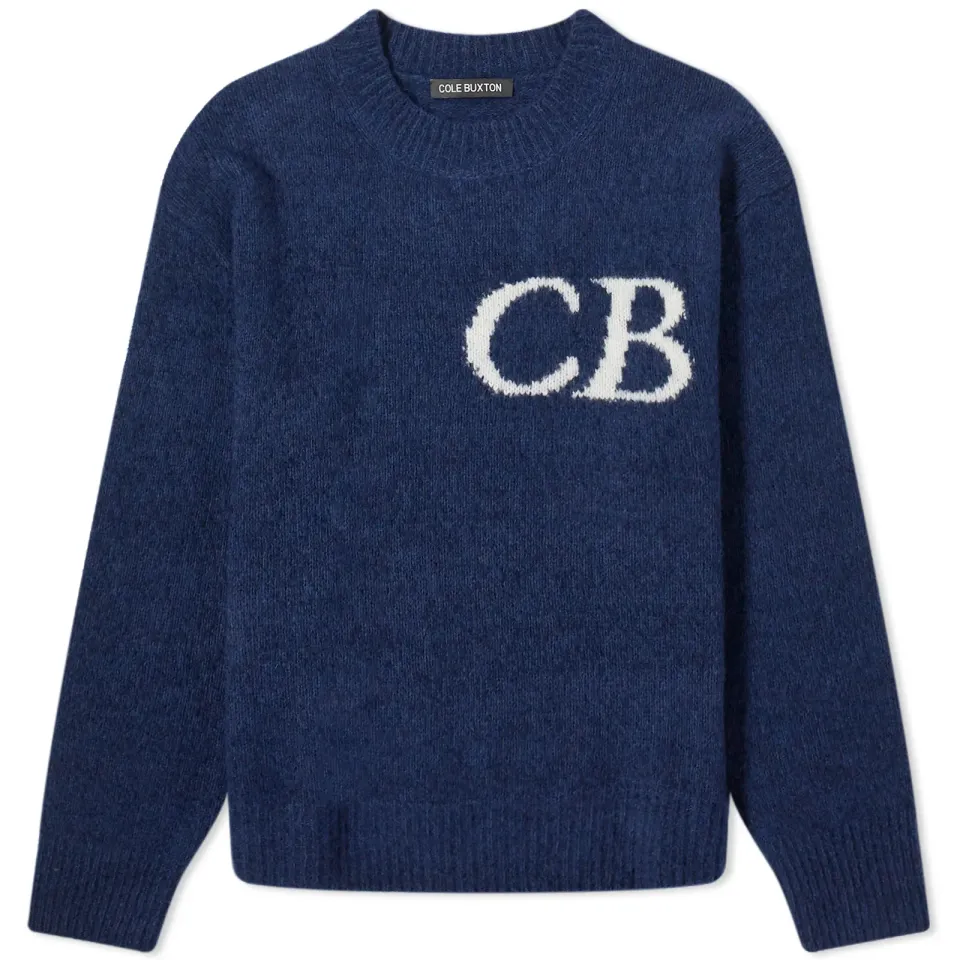 CB Logo Crew Knit Sweat