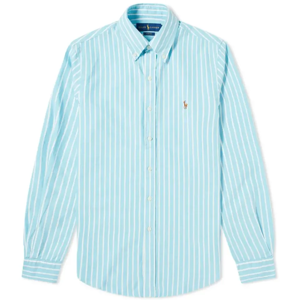 Button Down Stripe Oxford Shirt