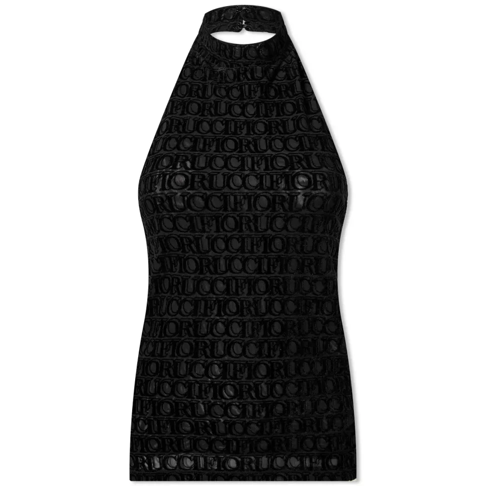 Monogram Halter Top
