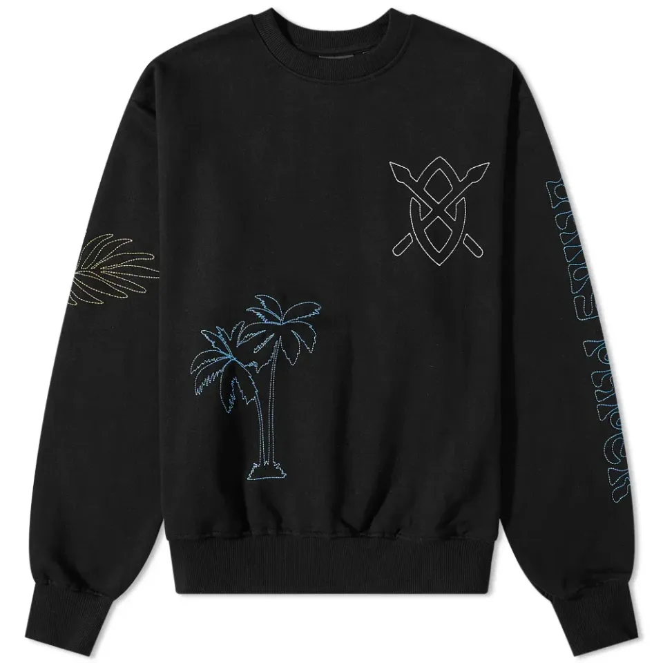 Purdil Embroidery Crew Sweat