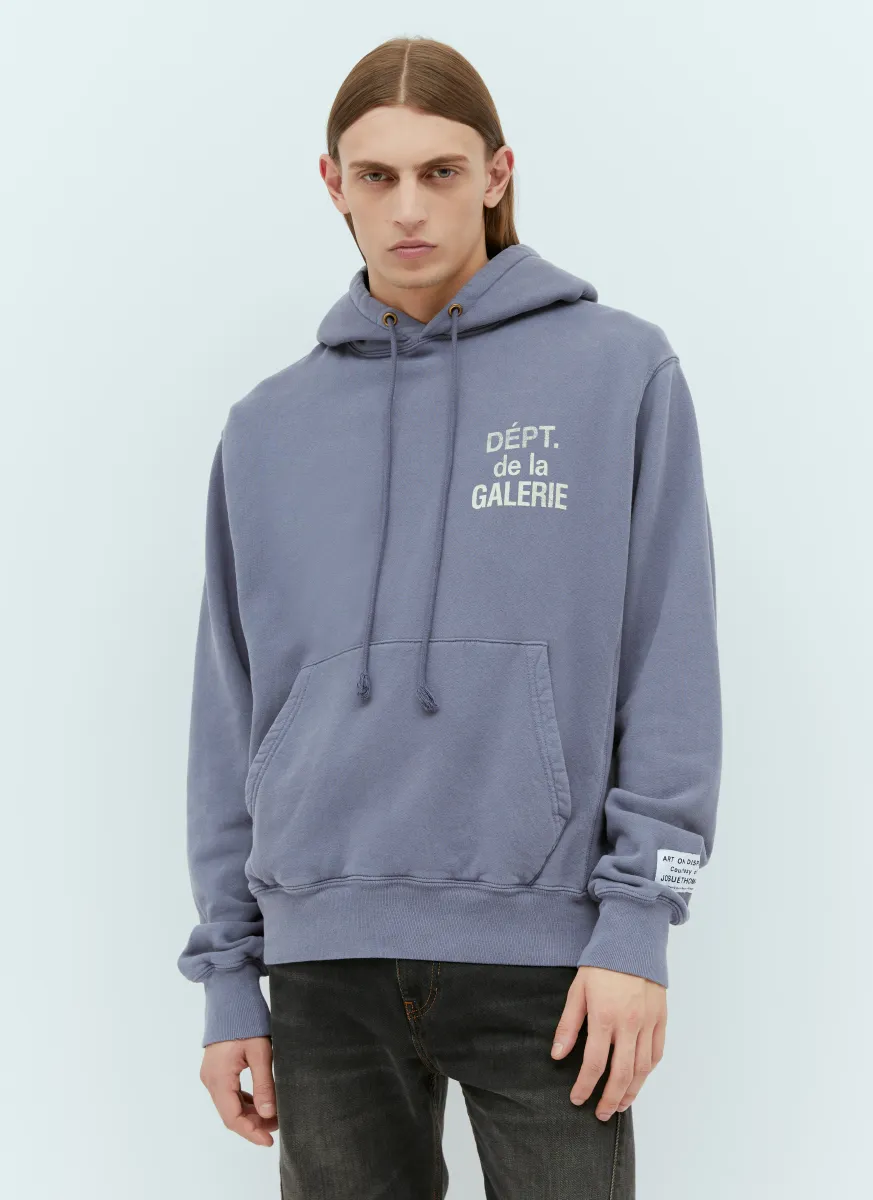 French Logo Hooded Sweatshirt