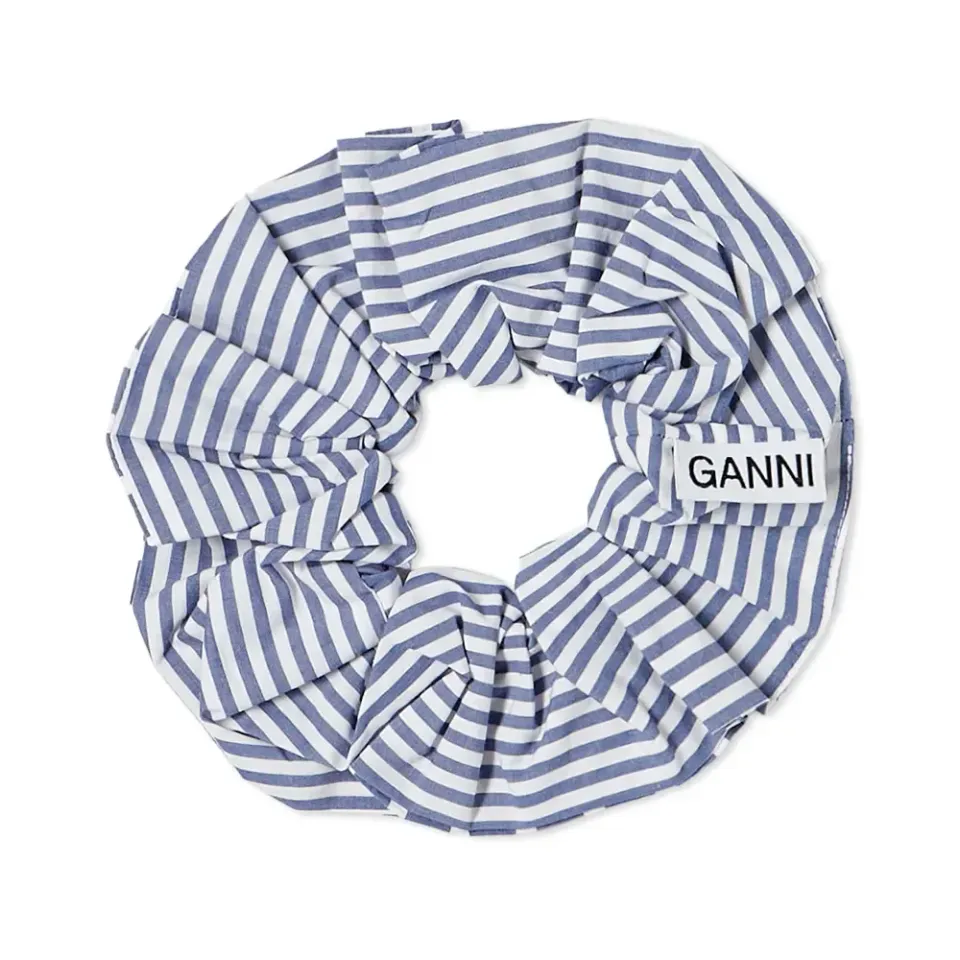 Stripe Cotton Scrunchie