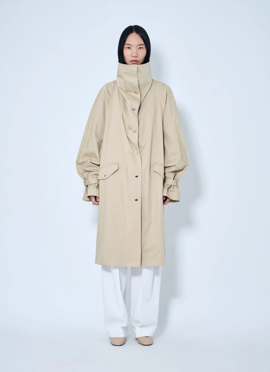 Oversized Cotton Trench